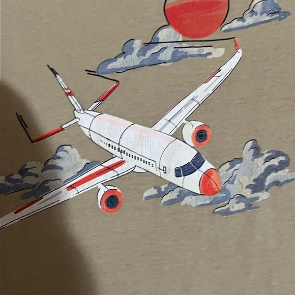 Mayoral Jetsetter Airplane 100% Cotton T-shirt Boys Size 9 Boarding Pass - Picture 6 of 7